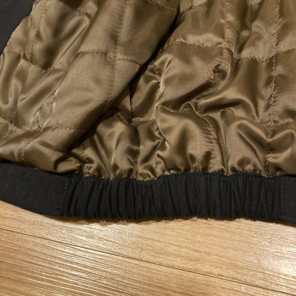 Claiborne Outerwear Mens L Black Soft Shell Jacket 90s Y2K Pockets Full Zip - Picture 9 of 13